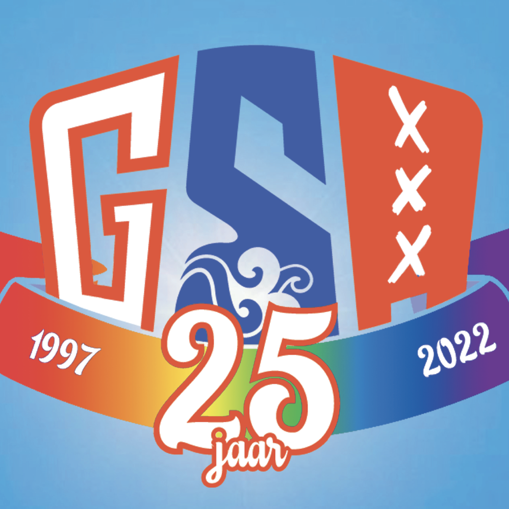 Gay Swim Amsterdam Logo 25-jaar